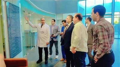 نائب وزير الصحه يزور مركز اورام كفرالشيخ ويشيد بالخدمات المقدمه للمواطنين 