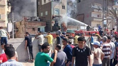 خبر عاجل: حريق هائل يلتهم مخزن أثاث في دمياط