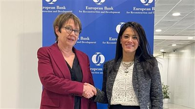 وزيرة التخطيط تبحث مع رئيسة البنك الأوروبي نتائج حشد التمويلات الميسرة