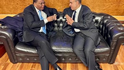 وزير الخارجية يلتقي مع وزير خارجية الكونجو على هامش زيارته إلى روما