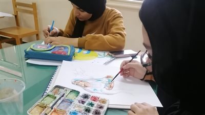 التنمية الشبابية بدسوق وكفر تيدا يحصدان المركز الأول فى مسابقة الرسم الفوري