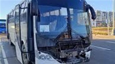 إصابة 19 شخصا في تصادم أتوبيسين على طريق مطروح الإسكندرية
