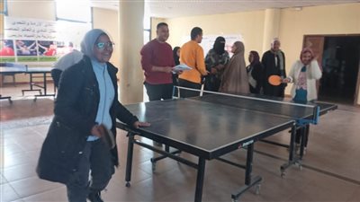شباب كفر الشيخ تنظم مسابقة تنس الطاولة 