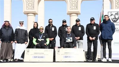 بقيمة جوائز 20 مليون جنيه.. وزير الرياضة ونظيره الإماراتي يُكرمان الفائزين بماراثون زايد الخيري