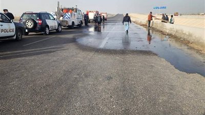 بالأسماء | مصرع وإصابة 15 شخصا في تصادم أتوبيس وسيارة نقل بالطريق الصحراوي بالمنيا
