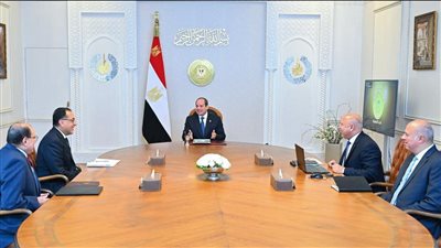 الرئيس السيسي يوجه بمواصلة الجهود لتسريع وتيرة تنفيذ مشروعات إنشاء المحاور اللوجستية بالموانئ