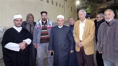 وكيل أوقاف كفر الشيخ يتفقد مسجد أبو غنام الأثري ببيلا