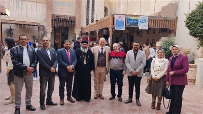 أعضاء برلمان الشباب بكفرالشيخ  يزورون الكنائس لتقديم التهنئة بعيد الميلاد