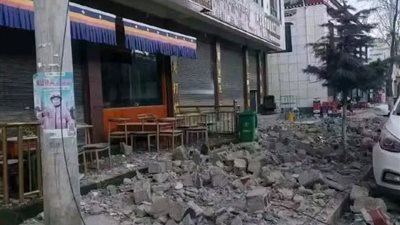 ارتفاع ضحايا زلزال التبت العنيف بالصين إلى 95 قتيلًا و130 مصابًا