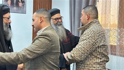  أعضاء كيان شباب بحرى يقدمون التهنئة بالكنائس  بعيد الميلاد