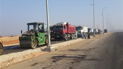 الشربيني : يُعلن استكمال المحور الرئيسي بمدينة سفنكس الجديدة 
