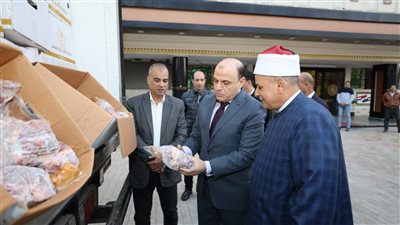 توزيع 2 طن لحوم صكوك أضاحي للأسر الأولى بالرعاية بمراكز كفرالشيخ 