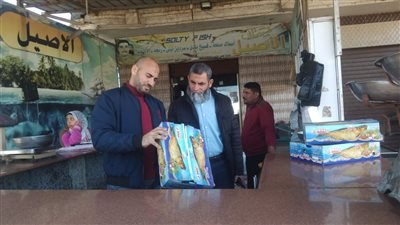 تموين كفرالشيخ يحرر محاضر لاصحاب الضمائر الخربه بالمراكز والمدن 