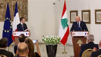 ماكرون لجوزيف عون: على طريق التعافي.. ومؤتمر دولي بباريس لإعادة الإعمار