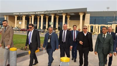 اللجنة العليا للتفتيش الأمني والبيئي تتفقد مطار سفنكس الدولي