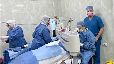 نجاح أول عملية انفصال شبكية بعد توقف دام لعام ونصف في مستشفى الرمد بدمياط