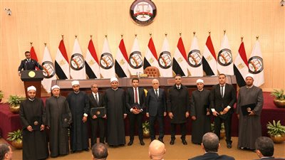 النائب العام يشهد تكريم المتدربين من أعضاء النيابة العامة الليبية وبعض دول أفريقيا ومفتشي وزارة الأوقاف