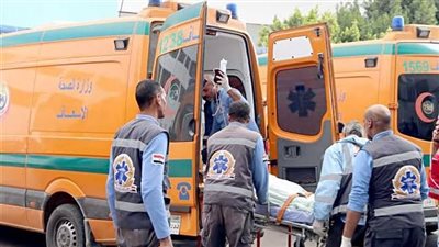 4 مصابين في انقلاب سيارة تابعة لهيئة الأوقاف المصريه بالدقي بطرق أسيوط نطاق الفيوم