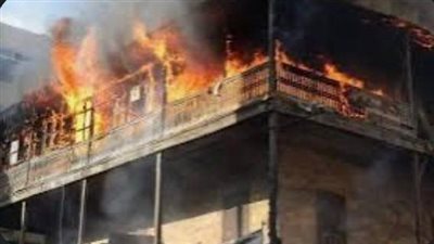 شخص يلقى مصرعة إثر إندلاع حريق هائل بمنزله بالدقهلية