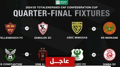 صدامات نارية في ربع نهائي الكونفدرالية.. قمة جزائرية ومواجهة مشتعلة للزمالك