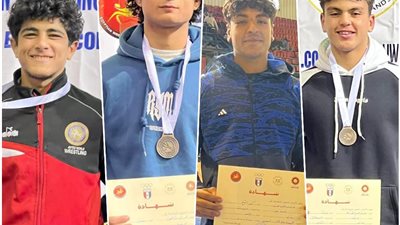 مصارعة المشروع القومي للموهبة بكفر الشيخ تحصد الذهب والبرونز فى ختام بطولة الجمهورية بالسويس