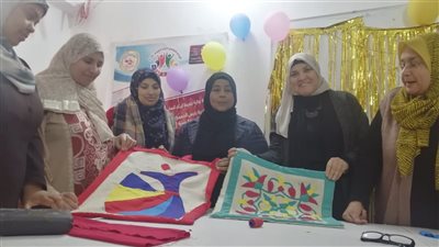 بالصور..ورش أشغال يدوية لتعزيز مهارات ذوي الهمم ضمن أنشطة قصور الثقافة  