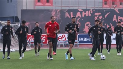 الأهلي ينتهي من تدريباته قبل الذهاب إلى الإسكندرية