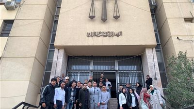 طلاب حقوق جنوب الوادي في زيارة ميدانية لمحكمة الجنايات بقنا