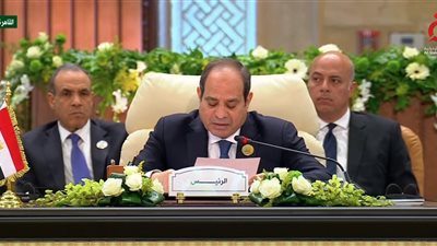 السيسي: ندعو لدعم خطة مصر لإعمار غزة وتحقيق السلام العادل