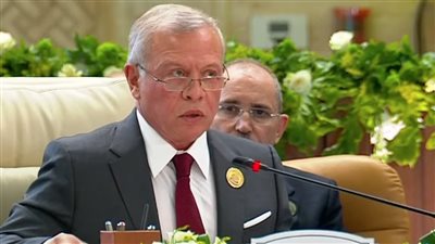 ملك الأردن: نرفض تهجير الفلسطينيين وندعم إعادة إعمار غزة بجدول زمني واضح