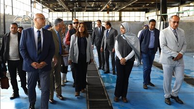 وزيرة التنمية المحلية ومحافظ القليوبية يتفقدان مجزر الخانكة تمهيدًا لتطويره ضمن الخطة القومية لرفع كفاءة المجازر