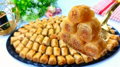 طريقة عمل الجلاش الحلو لعزومات لا تُنسى.. سر القرمشة والحلاوة