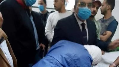 محافظ الدقهلية يتابع حالة المصابين في حريق فرن الصاوي من مستشفى الطوارئ للحروق والتجميل