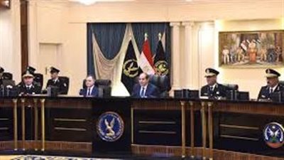 من أكاديمية الشرطة.. السيسي يشيد بدور الداخلية في حماية الوطن