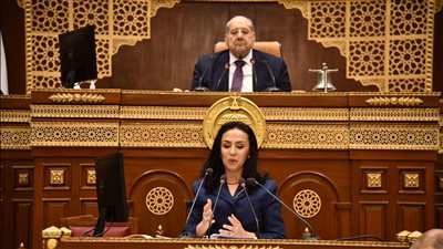 وزيرة التضامن أمام 