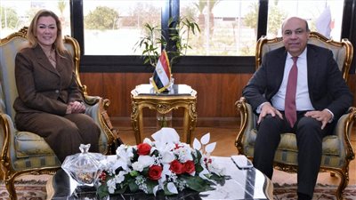 الحفني يبحث مع المدير التنفيذي للأكاديمية الوطنية للتدريب تأهيل الكوادر البشرية وتطوير مهاراتهم