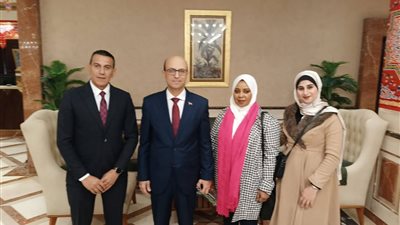 د.المنشاوي يشارك في حفل الإفطار السنوي للطلاب الوافدين بحضور وزير التعليم العالي