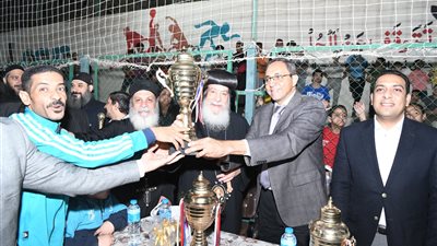 محافظ قنا يشهد ختام البطولة الرمضانية بنادي الكنيسة البطرسية تحت شعار 