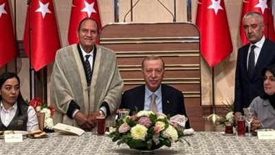 بدعوة خاصة.. القارئ أحمد نعينع يحي ليلة القدر بالقصر الرئاسي بتركيا