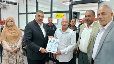 توزيع 56 نموذج تصالح نهائي وربط توصيل المرافق بالبداري
