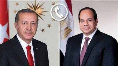 اتصال هاتفي بين الرئيس السيسي ورئيس تركيا لتبادل التهنئة بعيد الفطر