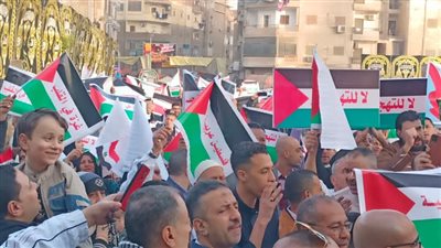 رئيس مدينة دسوق يشارك الاهالى وقفة تضامنية  رفضًا للتهجير ودعمًا للفلسـ.طينيين