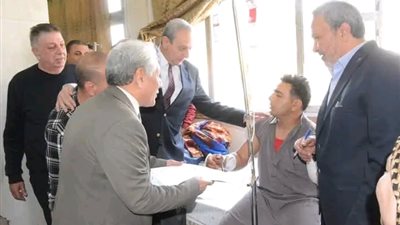 فرصة عمل وتعويضات عاجلة للعامل ضحية حادث 