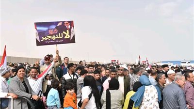 احتفالات حاشدة في شمال سيناء بمناسبة زيارة السيسي وماكرون
