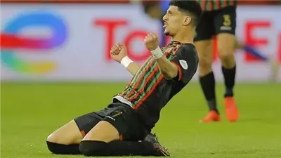جويل بيه يسجل الهدف الثاني للجيش الملكي في مرمى بيراميدز في إياب ربع نهائي دوري أبطال إفريقيا