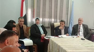 وكيل تعليم كفر الشيخ يجري مقابلات مع  المتقدمين لتسيير الأعمال