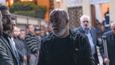 آخر ظهور للفنان سليمان عيد في عزاء صلاح حسن