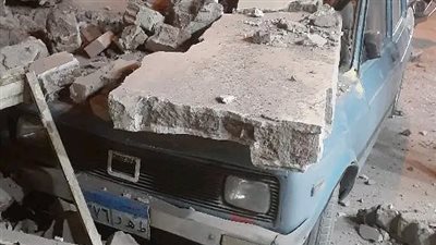 انهيار عقار قديم بشارع الجلاء في الزقازيق دون إصابات