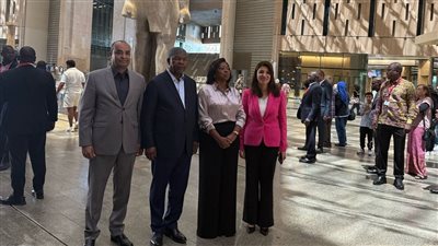 المتحف المصري الكبير يستقبل رئيس جمهورية أنجولا