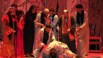 مشاركة فرقة كفرالشيخ في المهرجان الختامي لنوادي المسرح بالقناطر الخيرية